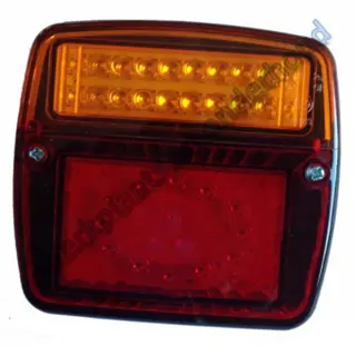 Led Achterlicht Vierkant 10,5cm x 9,7cm
