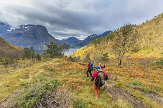 2G Bergwandeling in de Hjørundfjord (01apr - 31mei en 01sept - 01nov)