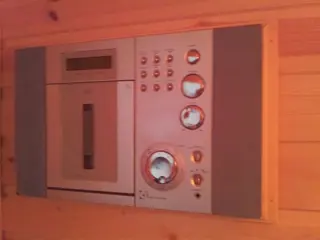 Infrarood sauna voor binnen in hoekvorm