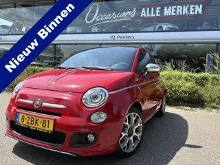 Fiat 500 0.9 TwinAir Turbo 500S Glazen panoramadak - Airco - Lederen bekleding - Bluetooth - Licht m