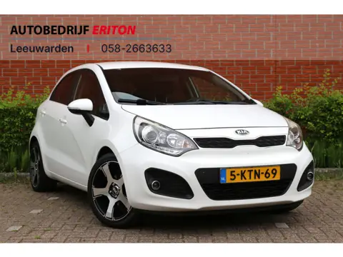 Kia Rio 1.2 CVVT 86pk Super Pack | NL-auto | Luxe! | 5 deuren | Leder | Multimedia | Cruise control 