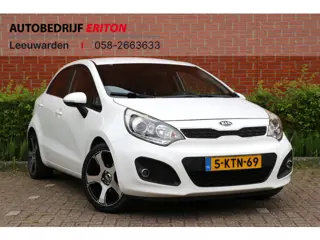 Kia Rio 1.2 CVVT 86pk Super Pack | NL-auto | Luxe! | 5 deuren | Leder | Multimedia | Cruise control 