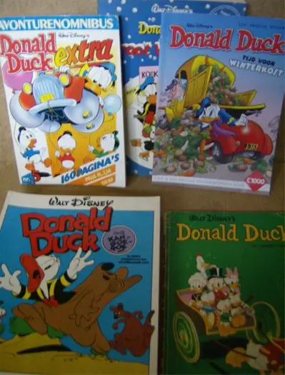 3 donald duck albums en meer