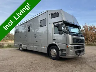 Volvo FM 18T ROELOFSEN 5+1 paards paardenvrachtwagen LIVING