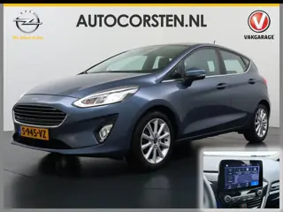 Ford Fiesta 1.0T 126PK Titanium Apple Carplay Android Navi LM Airco Stoelverwarming Apps Voorruitver