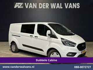 Ford Transit Custom 2.0 TDCI 131pk Automaat L2H1 Dubbele Cabine Euro6 Airco | 6-Zits | Camera | Navi