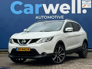 Nissan Qashqai 1.2 Tekna |Navi|Camera|Pano|Climate|Leder|STLvw|Cruise|PDCv+a|Apk tot 28-03-2027|