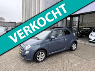 Fiat 500 C 1.4 Sport CABRIO! LEER! PDC! 101PK! INRUIL MOGELIJK!