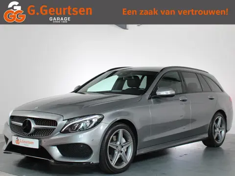 Mercedes-Benz C-Klasse C200 Estate AMG-line Lederen bekleding, LED, Elek. achterklep, Apple CarPlay/