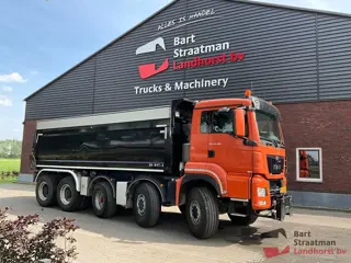 MAN TGS 49.440 10X8 met 22m³ geisoleerde kipper en aluminium milieukleppen. BS2064