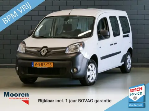 Renault Kangoo Z.E. Maxi (koop accu) DUBBELE CABINE | SOH 98% | GRIJS KENTEKEN |