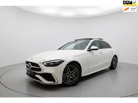Mercedes-Benz C-klasse 180 AMG PANO MEMORY HUD 360 NAP