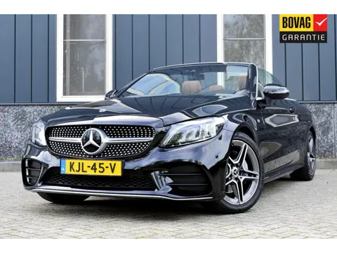 Mercedes-Benz C-Klasse Cabrio 200 Premium Plus Pack AMG-Line Rijklaarprijs-Garantie Nek verwarming L