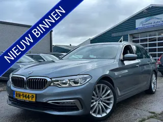 BMW 5 Serie Touring 520D High EXE Aut8 | ECC | 19" LMV | Leer | Navi | LED | Trekhaak