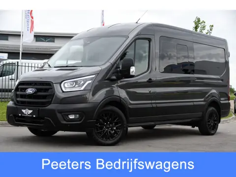 Ford Transit 350 2.0 TDCI L3H2 DC PB Edition Facelift! Virtual, 360 Camera, Adaptieve Cruise, Carpla