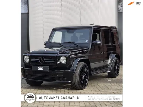 Mercedes-Benz G-klasse / G55 / AMG BODY / GROOT ONDERHOUD - RIJKLAAR !! / All-BLACK / Alcantara Heme
