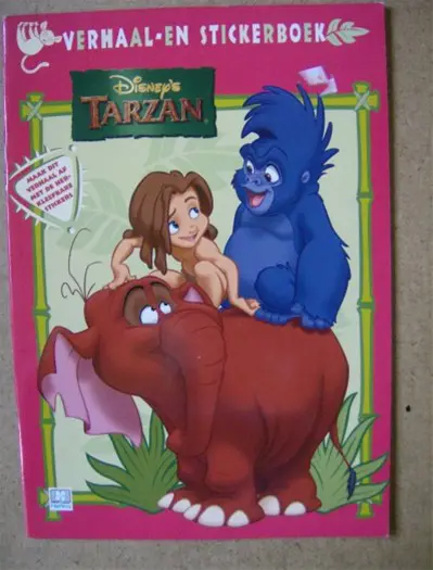 Tarzan verhaal en stickerboek adv. 1122