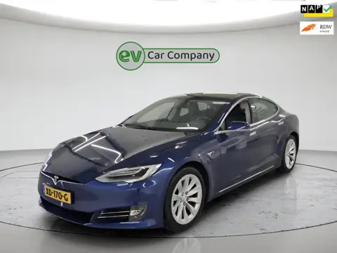 Tesla Model S 75D Base | SOH 93% | €7500,- FSD Full Self Driving | Panoramadak | Luchtvering | Leder