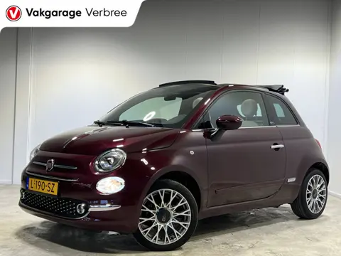 Fiat 500 1.2 Star | Cabrio | Navigatie/Android/Apple Carplay | LM Velgen 15"  | Cruise Control | Air