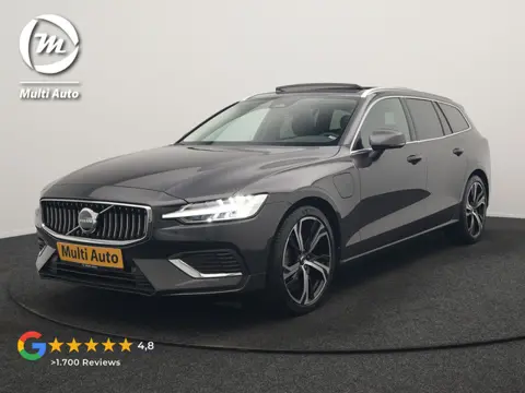 Volvo V60 T6 AWD Plus Bright LONG RANGE PHEV 350pk Dealer O.H. | Panodak | Camera | Harman / Kardon 