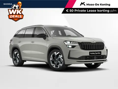 Škoda Kodiaq Sportline Business 1.5 TSI PHEV 150 kW / 204 PK | Steel Grey | 19'' tirsuli aero velgen