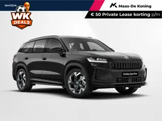 Škoda Kodiaq Sportline Business 1.5 TSI PHEV 150 kW / 204 PK | Black Magic | 19'' tirsuli aero velge