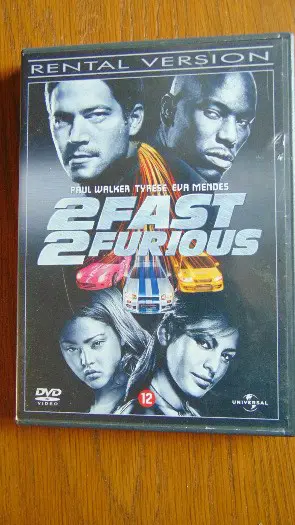 2 Fast 2 furious dvd