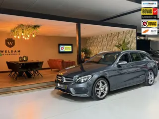 Mercedes-Benz C-klasse Estate C 180 AMG Line | Trekhaak | Leder | PDC | LED | Cruise | Automaat