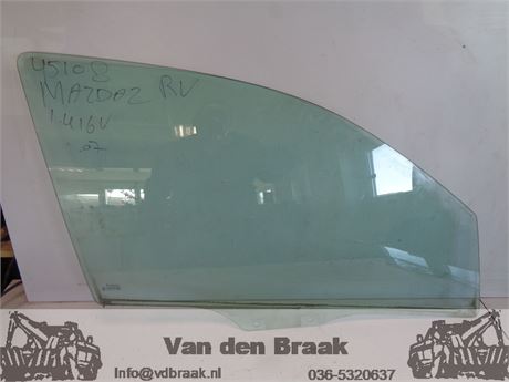 Mazda 2 5drs 2003-2007 Portierruit rechts voor