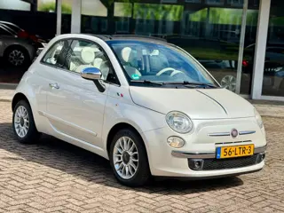 Fiat 500 C 1.2 Lounge|Origineel Nederlands|Parelmoer wit|Prachtig!