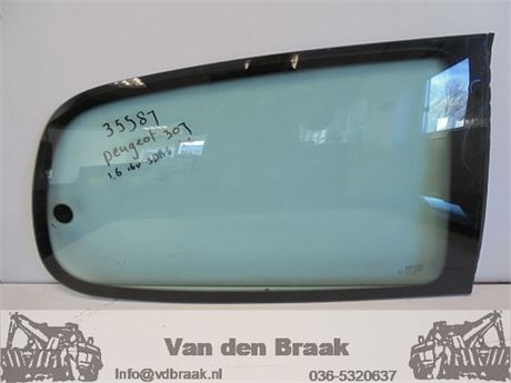 Peugeot 307 3 deurs 2001-2007 Rechts achter zijraam