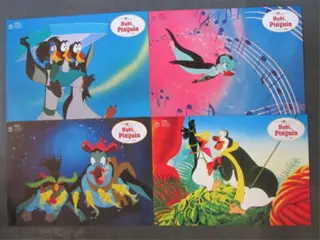 THE PEBBLE AND THE PENGUIN lobbycard set.