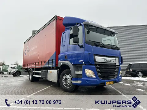 DAF CF 370 FA / 802 dkm / Curtainside / Loadlift / VBG Trailer Coupling