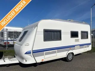 Hobby Excellent 460 UFE FRANS BED VOORTENT MOVER
