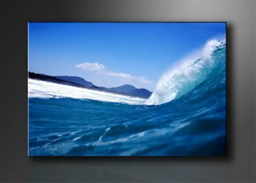 Nieuw canvas schilderij Surfers Wave 120 x 80 cm