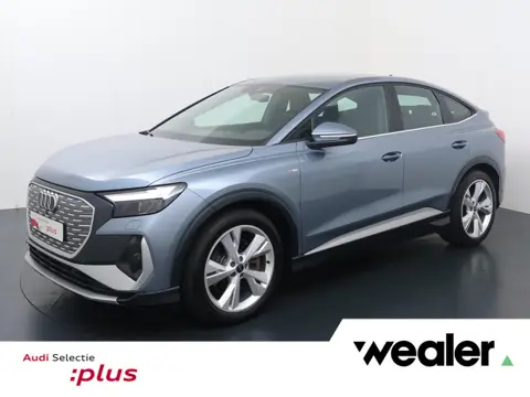 Audi Q4 Sportback e-tron 50 quattro S edition 77 kWh | 299 PK | SoH 100% | Dodehoek detectie | Adapt