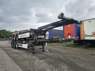 Krone sd- fixed 40 foot chassis - with 2 x 20 foot connection -20 foot middle - the on TOP.