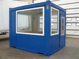 Kleine unit zeer veel glas 3x2.50m