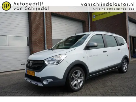Dacia Lodgy 1.3 TCE 131PK STEPWAY 5 PERSOONS ORIGINEEL NEDERLANDS TREKHAAK NAVI ANDROID/APPLECARPLAY