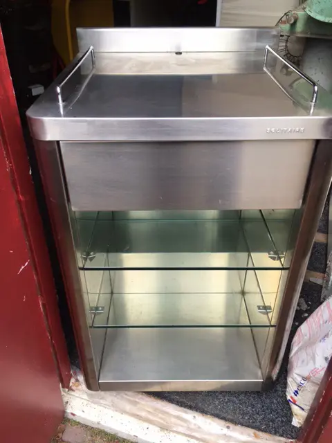 Koffie- of bier tap barwagen RVS Bosch Solitaire verrijdbaar