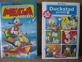 Donald duck mega pocket en duckstad pocket adv. 303