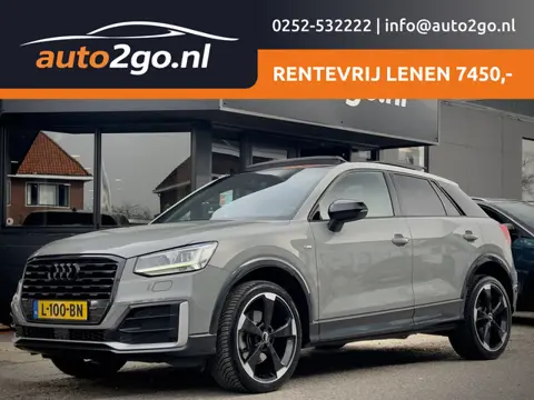 Audi Q2 1.4 TFSI AUT7 S-LINE. PANODAK BLACK EDITION VOL-LEDER 19 INCH-LMV NAVI LED PDC