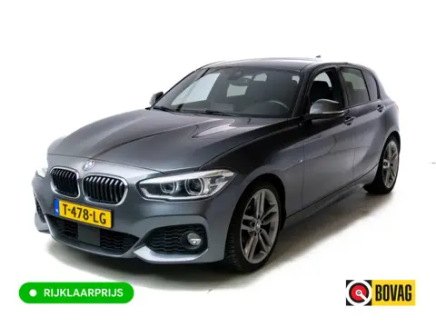 BMW 1-serie 125i M-Sport High Executive Centennial 225 PK Zwart Leer, Trekhaak, Navigatie Prof. Led,