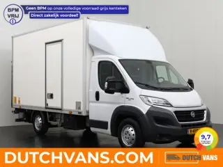 Fiat Ducato 148PK Bakwagen+Laadklep | Dakspoiler | Zijdeur | Euro 6 | Airco | Cruise | 3-Zits