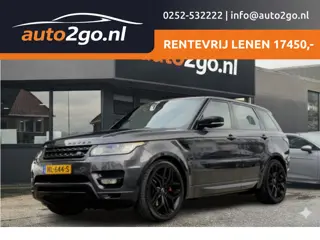 Land Rover Range Rover Sport 3.0 TDV6 AUT8 BLACK-EDITION PANODAK VOL-LEDER 22 INCH-LMV NAVI CAMERA L