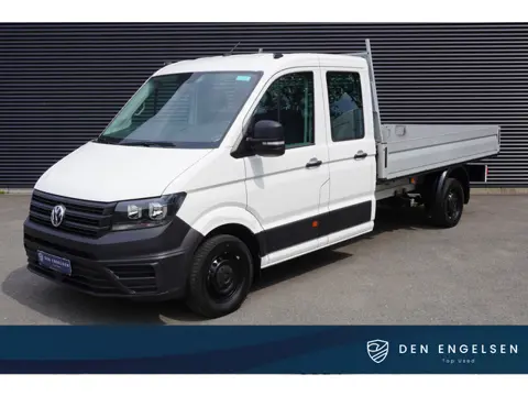 Volkswagen Crafter 140pk Open laadbak Dubbele cabine Trekhaak Airco Cruise control Pick-Up