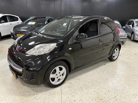 PEUGEOT 107 1.0-12V BLACK & SIL. AIRCO / LEDER/ALCANTARA / LM VELGEN / CV