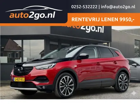 Opel Grandland X 1.6 TURBO AUT8 HYBRID4 TWO-TONE ULTIMATE 72D.KM 200PK. LEDER NAVI CAMERA APPLE-CARP