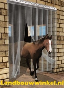 Tochtgordijn lamel PVC voor stallen en magazijnen