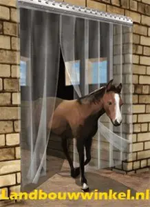 Tochtgordijn lamel PVC voor stallen en magazijnen